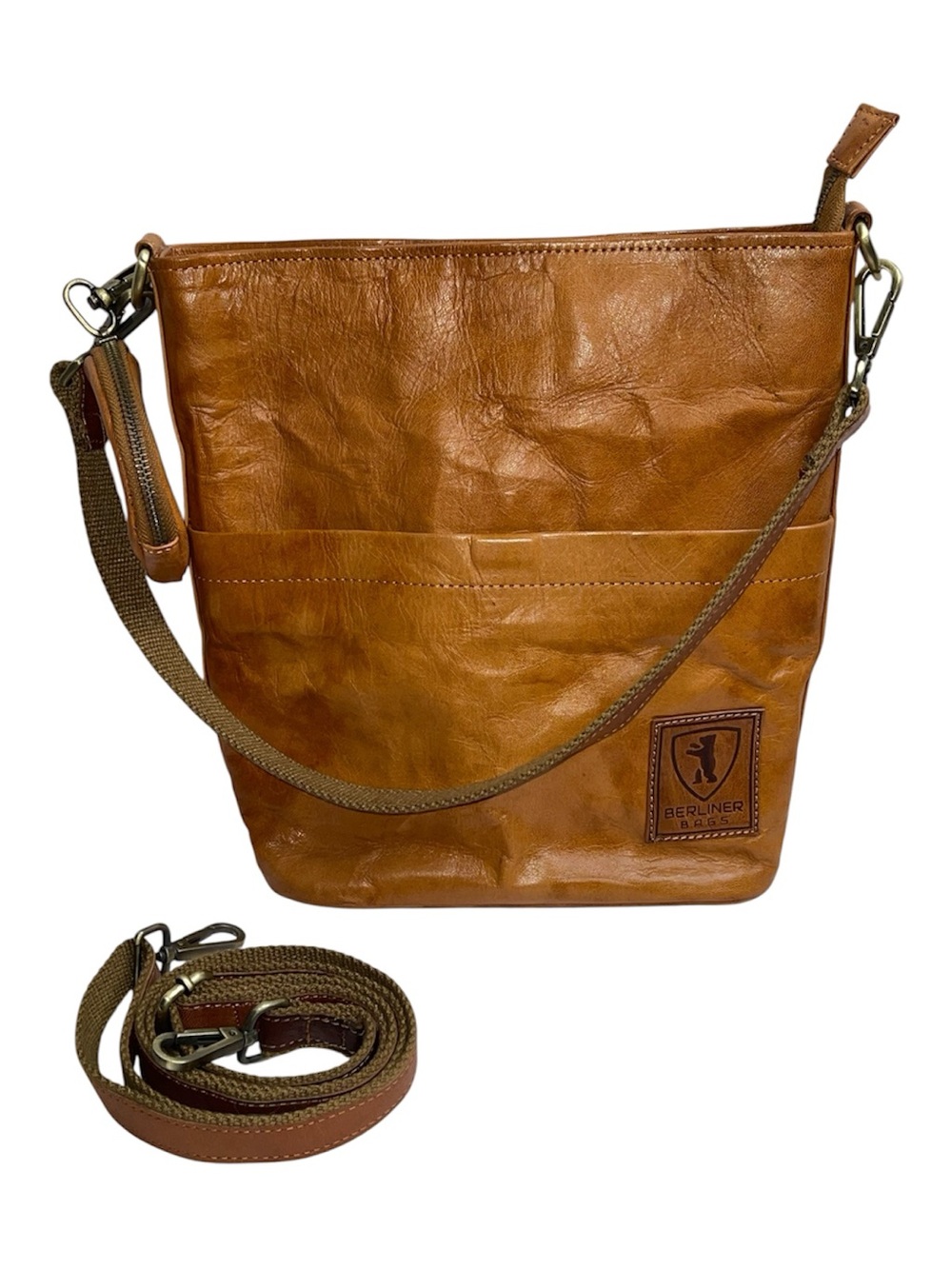 BERLINER BAGS Vintage Genuine Leather Bag Sofia Crossbody
